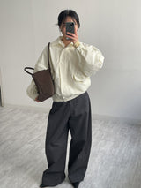 Return Pocket Overfit Bomber Jacket