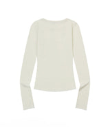 RICOA HENRY NECK SLIM FIT LONG SLEEVE T (4COLOR)
