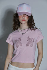 キュービックリボンTシャツ