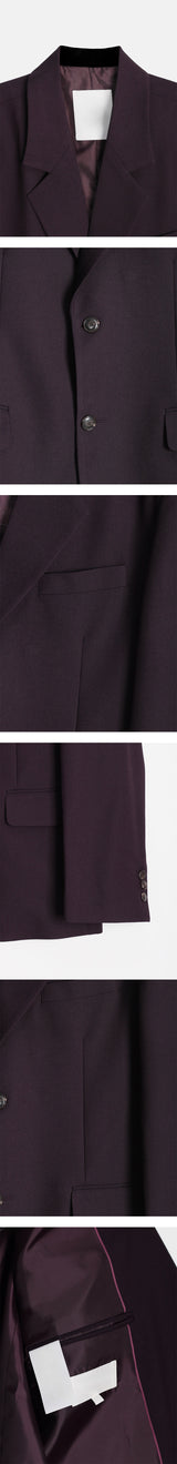 [Unisex] モダン 2 ボタンジャケット(3color)