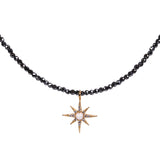 E'toile Opal Hematite Necklace(Silver/Gold)