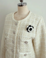 Essian Round Surgical  Tweed Jacket (Corsage Set)