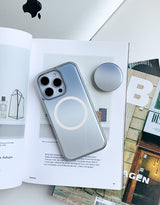[MADE]BLUR シルバーエポキシ MagSafe iPhoneケース