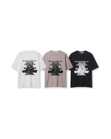 (UNISEX) Lettering Knit Short Sleeve