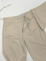 Lace Wrap Balloon Fit Wide Pants