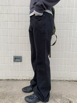 ガヒットコットンブーツカットパンツ