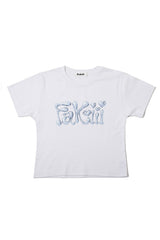 Fakiii Glossy Balloon T-Shirt_WHITE