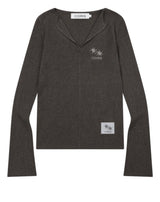 ルエナVネックロングスリーブT(3COLOR)