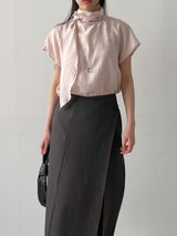 Scone Unbalanced Wrap Wide Slacks