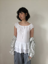 Muslin check summer shirt (2color)