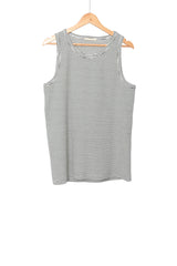Knitwear oversized sleeveless T-shirt