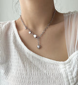 hvv Heart Bold y2k Volume Heart Necklace