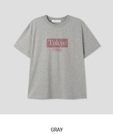 トーキョー プリント クロップ ショートスリーブ Tシャツ