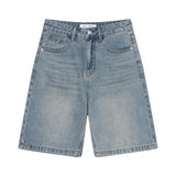 CLASSIC VINTAGE HALF-LENGTH DENIM PANTS code 18202