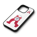 Clock Clock Glass bumper Case