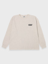 リアルライフワッフル長袖Tシャツ - オートミール