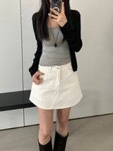 エンゾAラインミニスカート