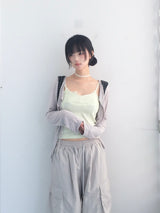 soft lace sleeveless shirt
