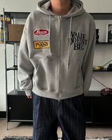 DP Benz patch hood zip-up (2C)