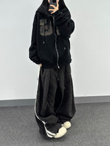 terry four pintuck pants