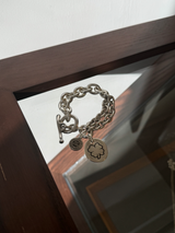 Silver Plated Leaf Bracelet