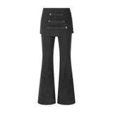 Livia Layered Skirt Flare Pants