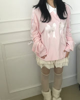 kitsch velvet ribbon t-shirt