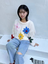 CREAM DAISY SWEATER code 101