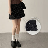 Lovely Zanddot A-Line Ruffle Mini Skirt