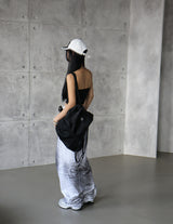 [UNISEX] ダーティーペインティングワイドパンツ