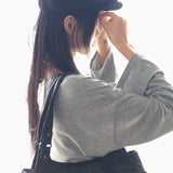 Tier V-neck Loose Fit Long Cardigan