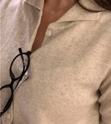 Clent Cashmere Collared Cardigan / 3 colors