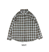 Everyday See-through Overfit Check Shirt