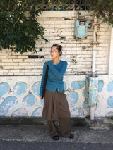 Vermel pleated skirt pants (2color)
