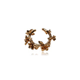 Wild Rose Wreath Ring Gold
