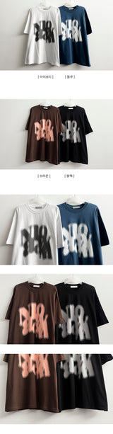 Ealing Motion オーバーフィット 半袖Tシャツ