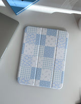 [MADE]ブルーパッチ iPad ケース