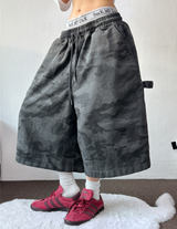 CARPENTER💚MILITARY CAMOUFLAGE BERMUDA 🩶🤍💚🤎3COLOR