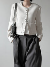 Mative Snap Tweed Jacket