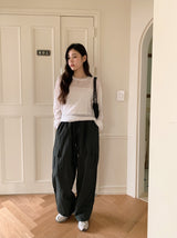 Daily Linen Round T-Shirt (4color)