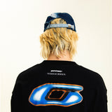 Faded Jean Cap
