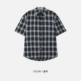 [S/S] Day check half shirts(2color)