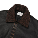 ALL Coyote Sealing Leather Bomber Jacket (2 colors)