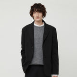 カジュアルコットンジャケット BLACK