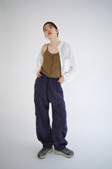 Silky jogger pants, Midnight blue
