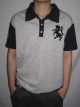 Color-Block Big Pony Standard Polo T-Shirt (3c)