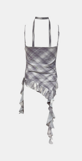 Kenny Frill Checkered Blouse
