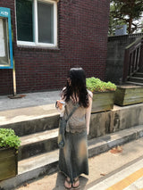 リビンビンテージロングスカート