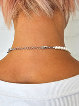 VENTIQUE Surgical Fake Pearl Half Necklace