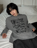 Things Waffle Boxy Hooded Long Sleeve T-shirt
